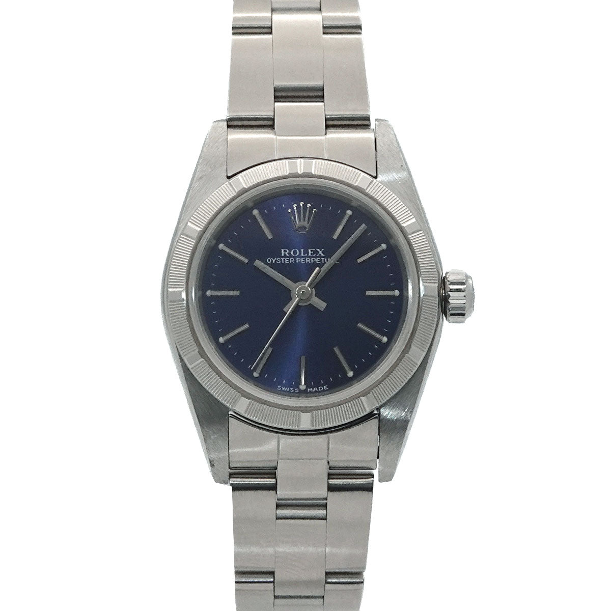 Oyster Perpetual 76030 Serial P Automatic Blue Dial Ladies