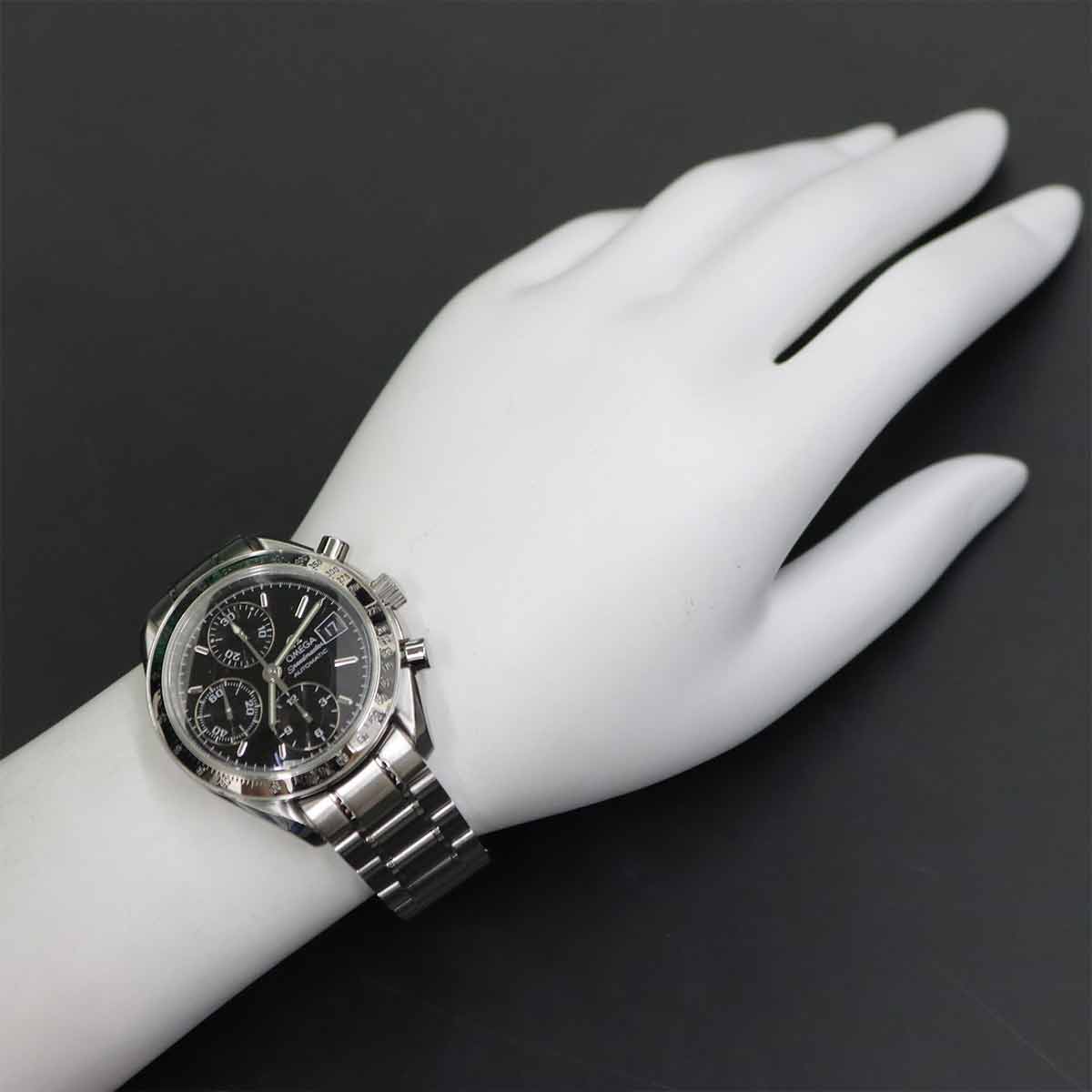 Speedmaster Date 3513.50 Chronograph Automatic Black Dial Mens