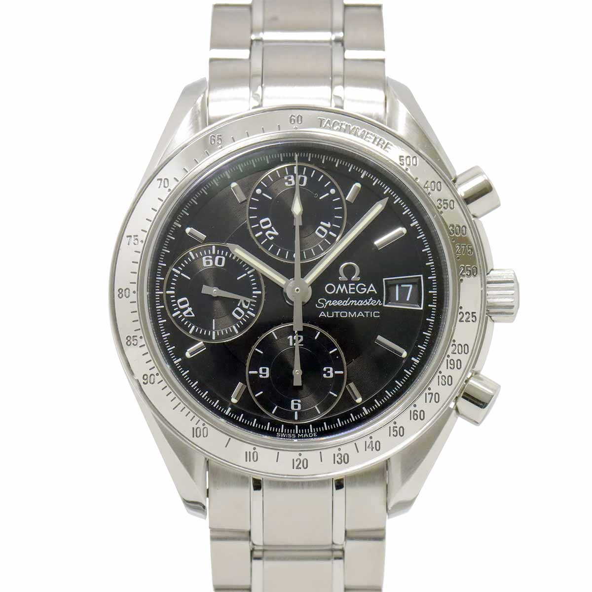 Speedmaster Date 3513.50 Chronograph Automatic Black Dial Mens