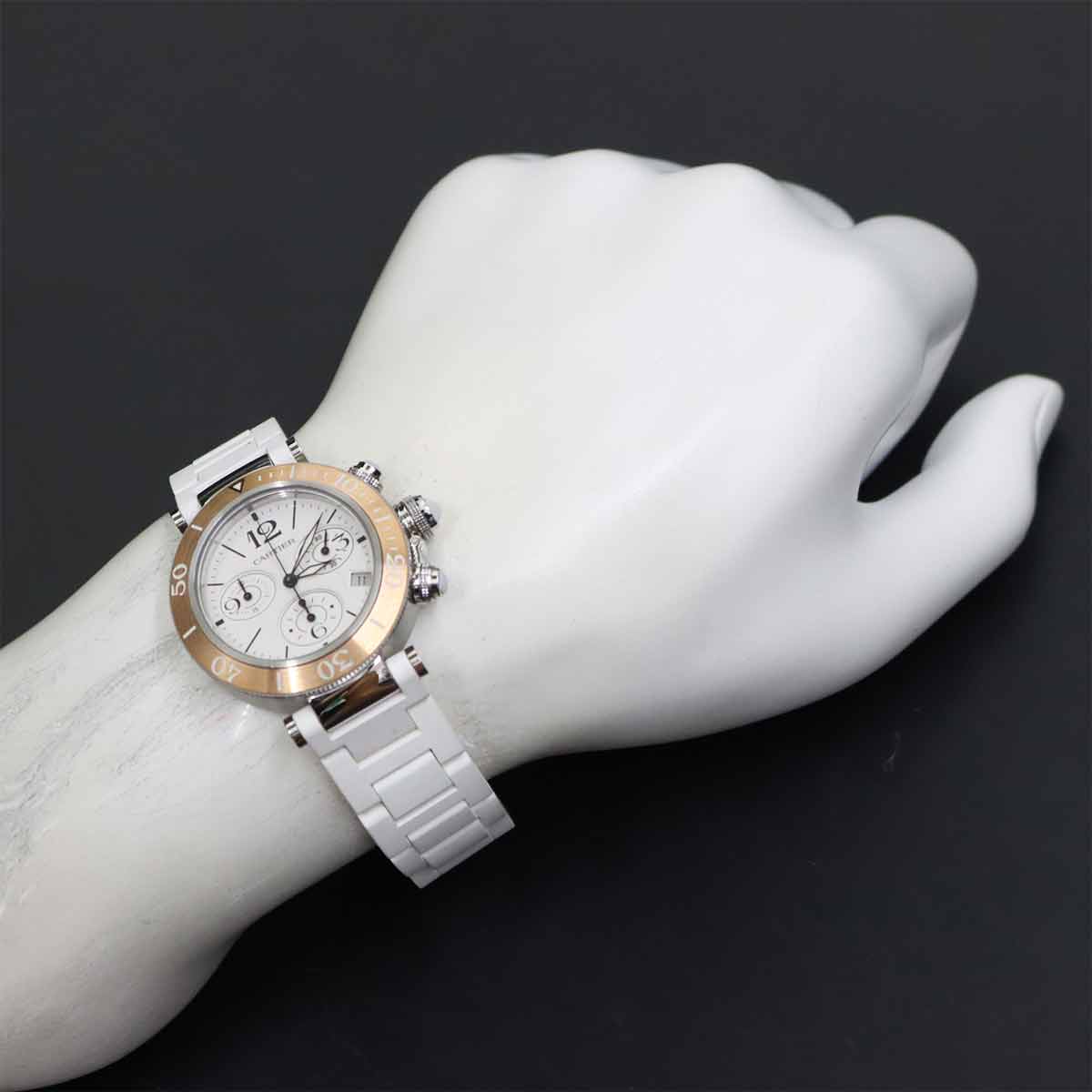 Pasha Seatimer Chronograph W3140004 PG Automatic Silver Boys