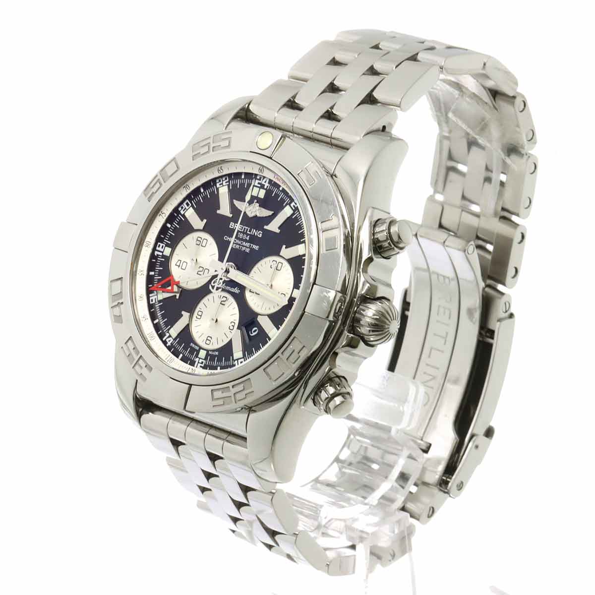 Chronomat GMT AB0410 Date Black Dial Men's Watch