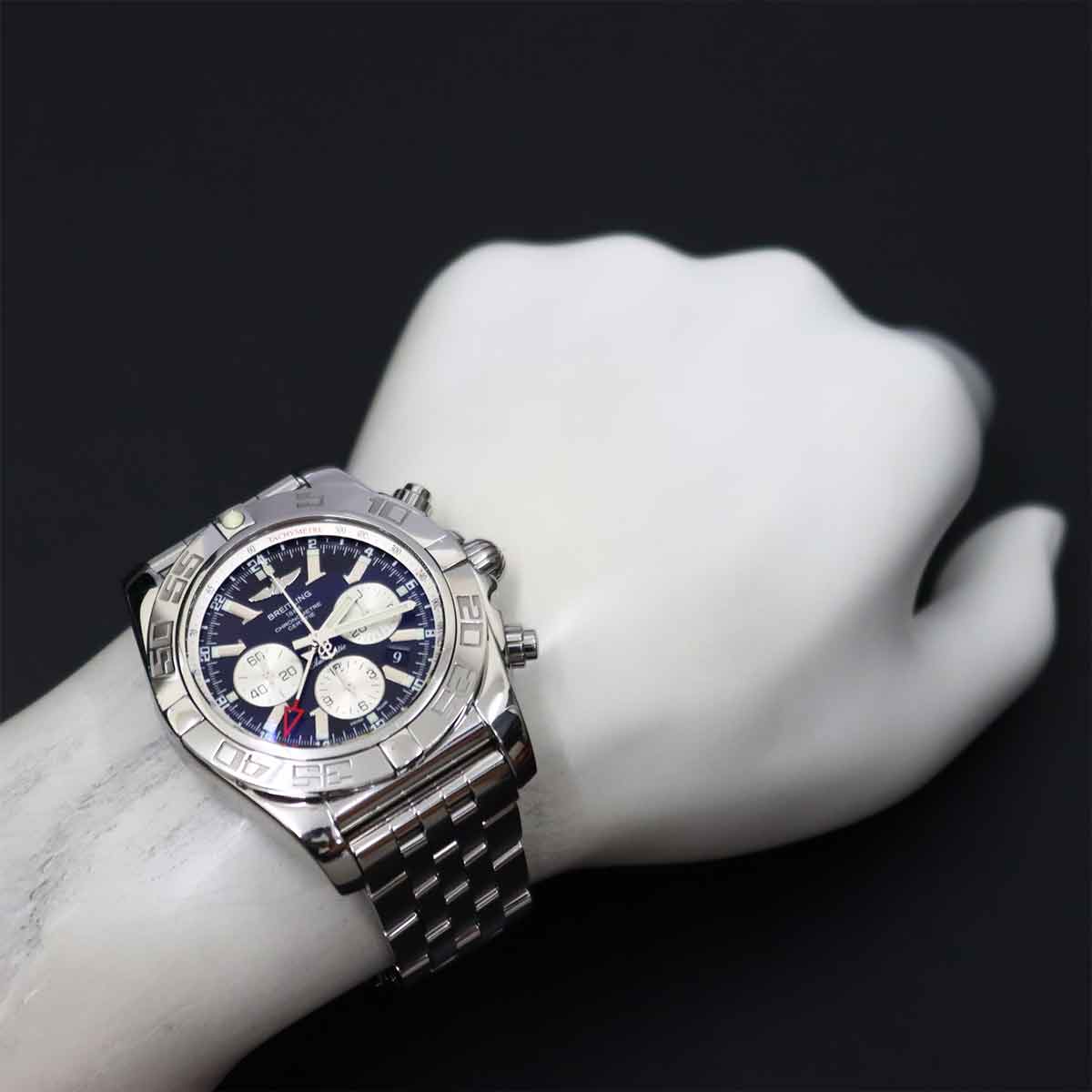 Chronomat GMT AB0410 Date Black Dial Men's Watch