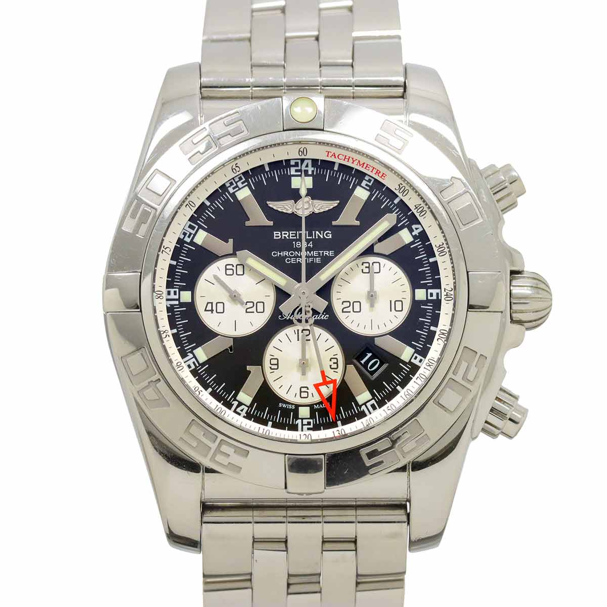 Chronomat GMT AB0410 Date Black Dial Men's Watch