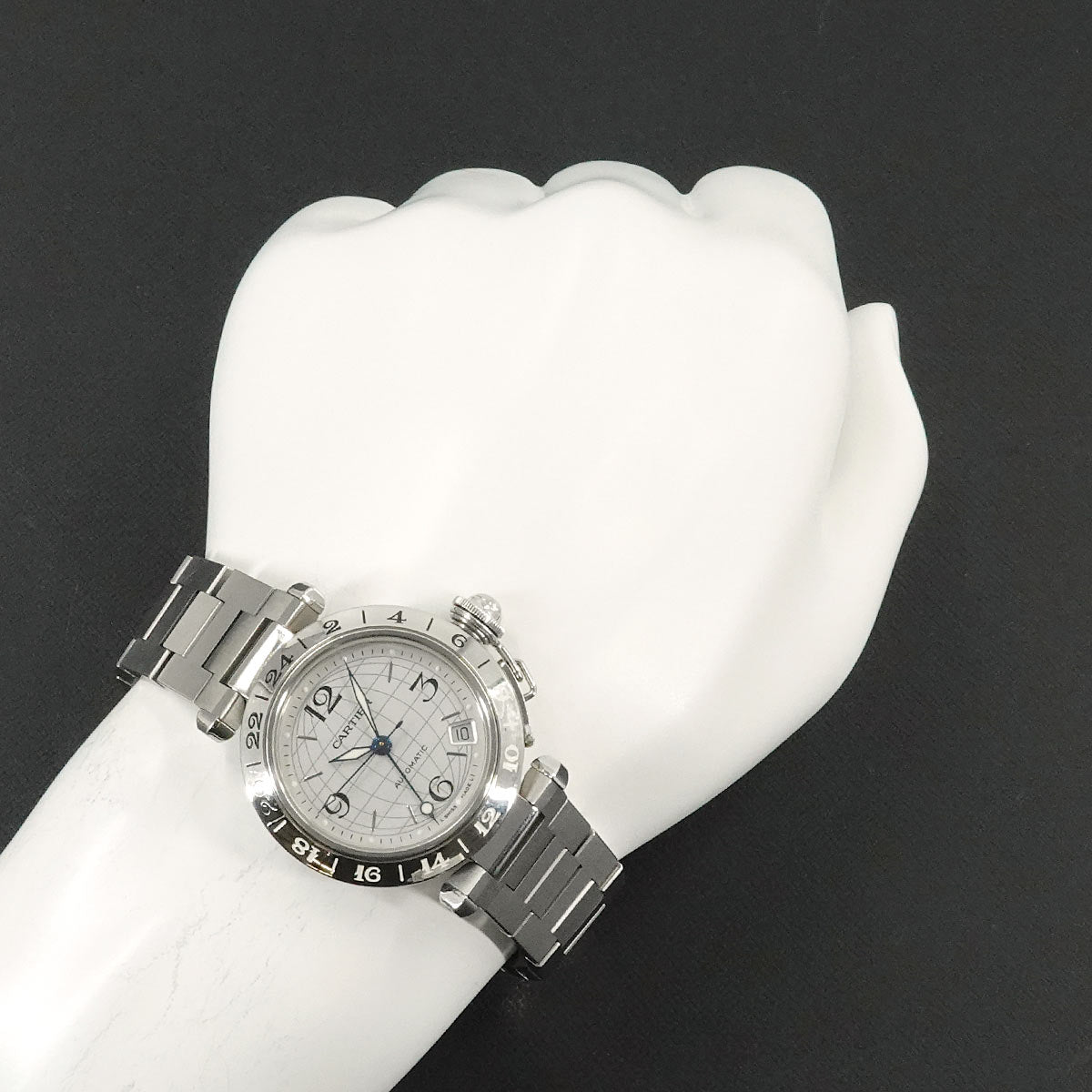 PashaC Meridian GMT W31078M7 Automatic Silver Dial Boys