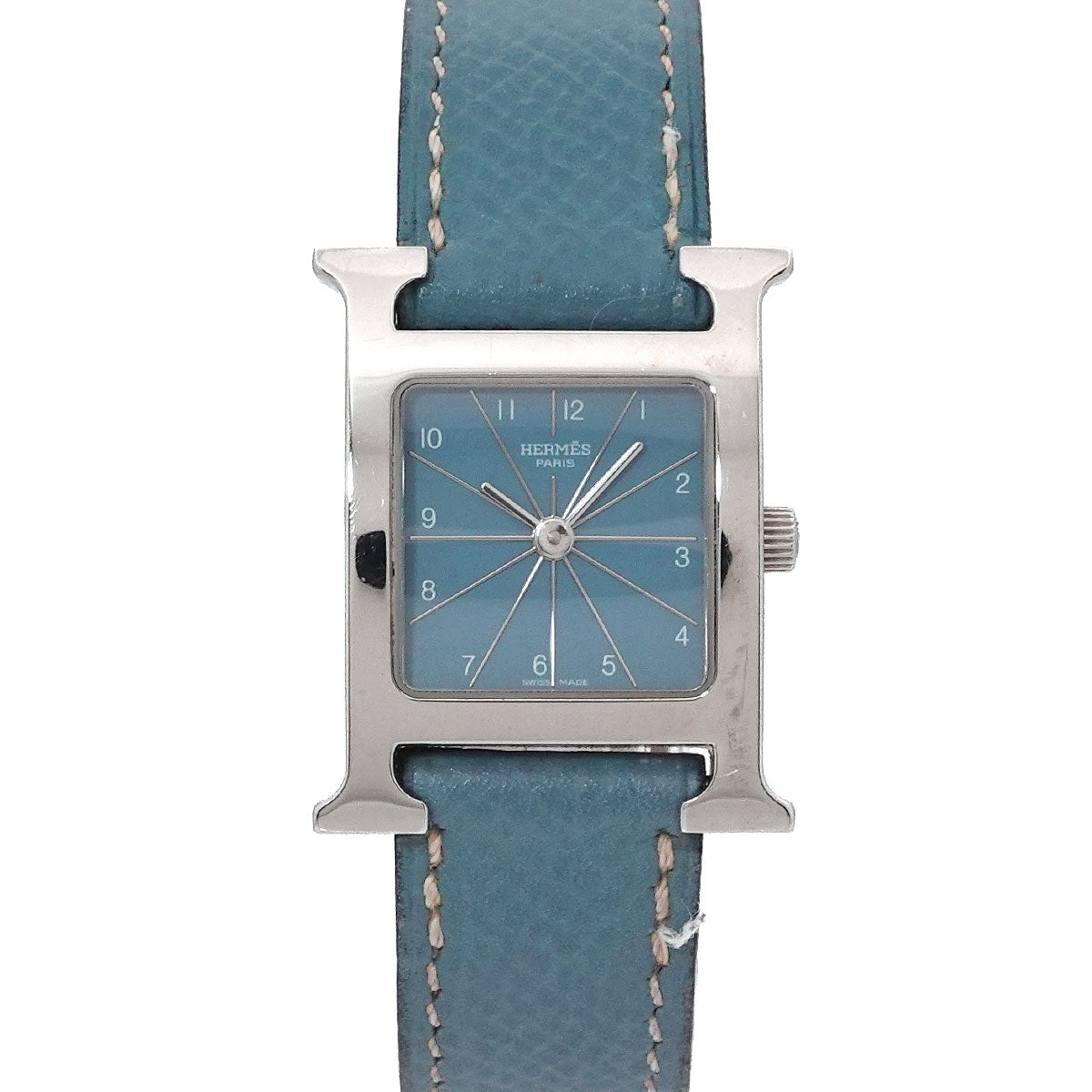 HERMES H Watch HH1.210 Quartz Blue Dial Ladies Watch