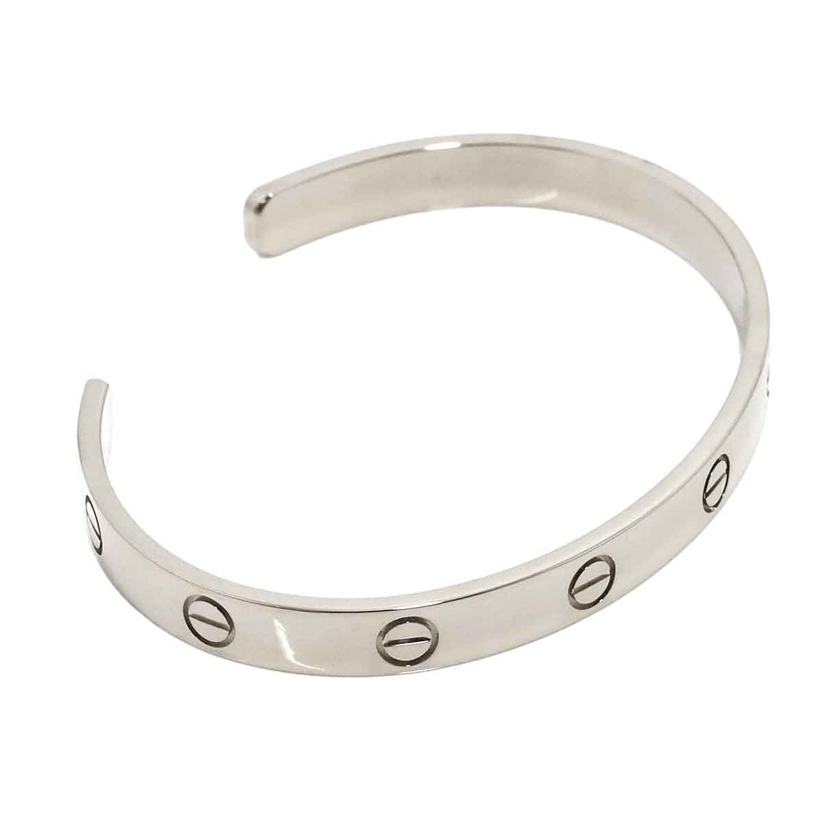 Love Bracelet Open 18K White Gold 750 Size18