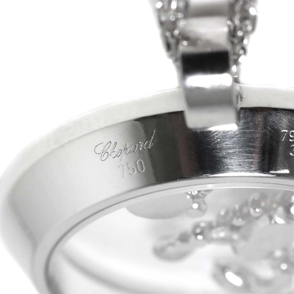 Happy Diamond Scorpio Necklace 18K White Gold 750