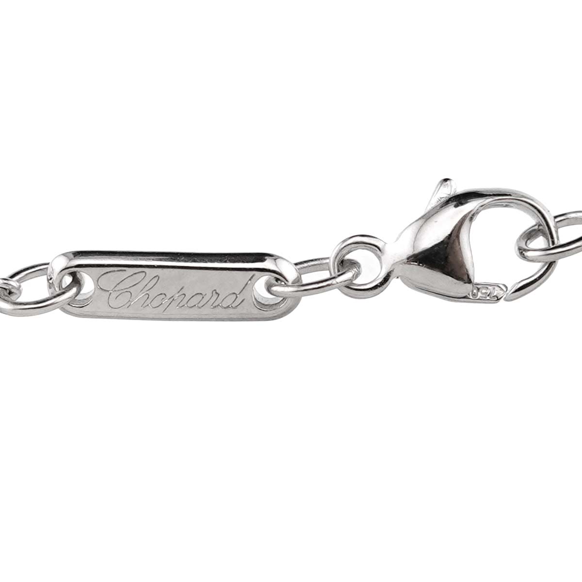 Happy Diamond Necklace 18K WG PG 750