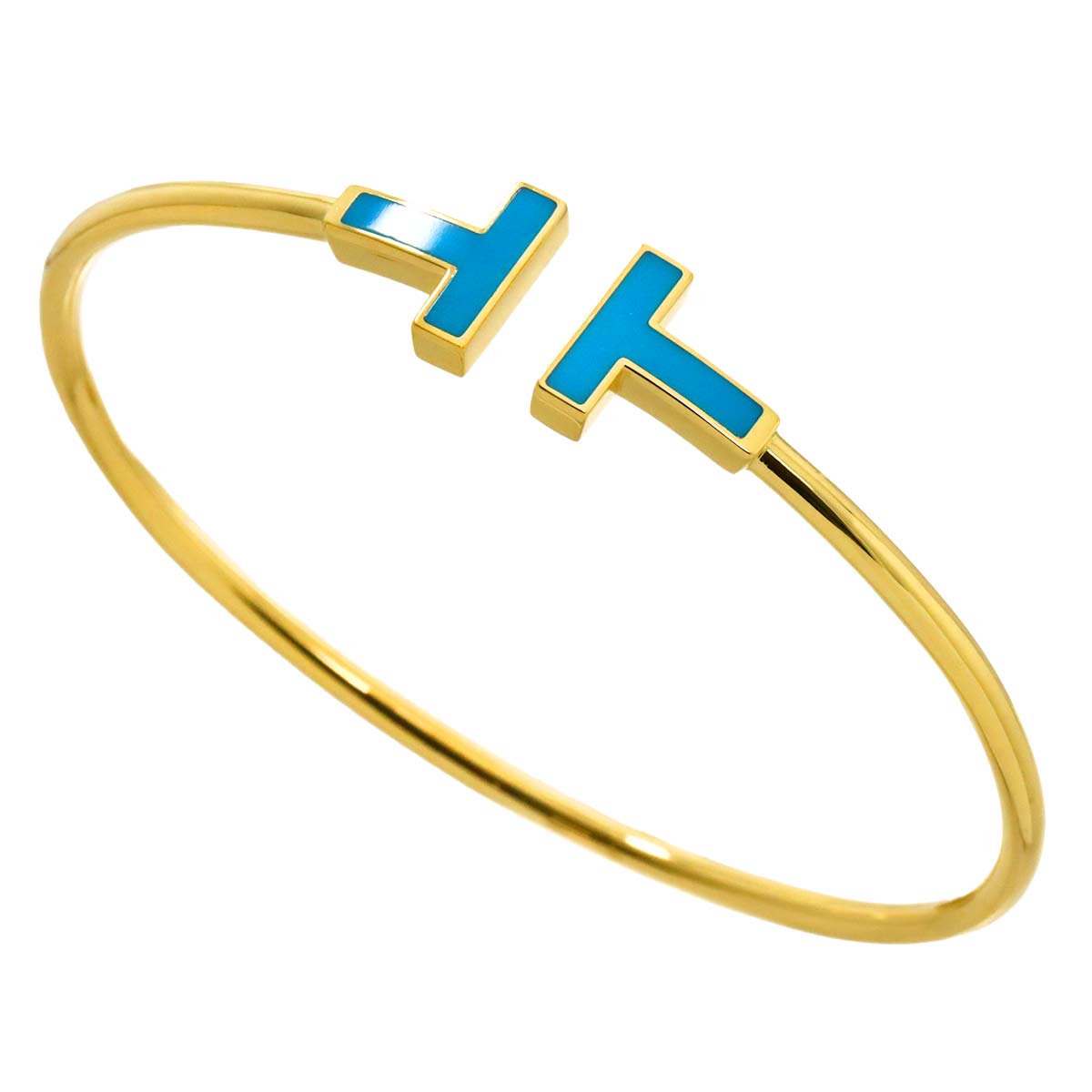 TWire Turquoise Bracelet 18K YG 750