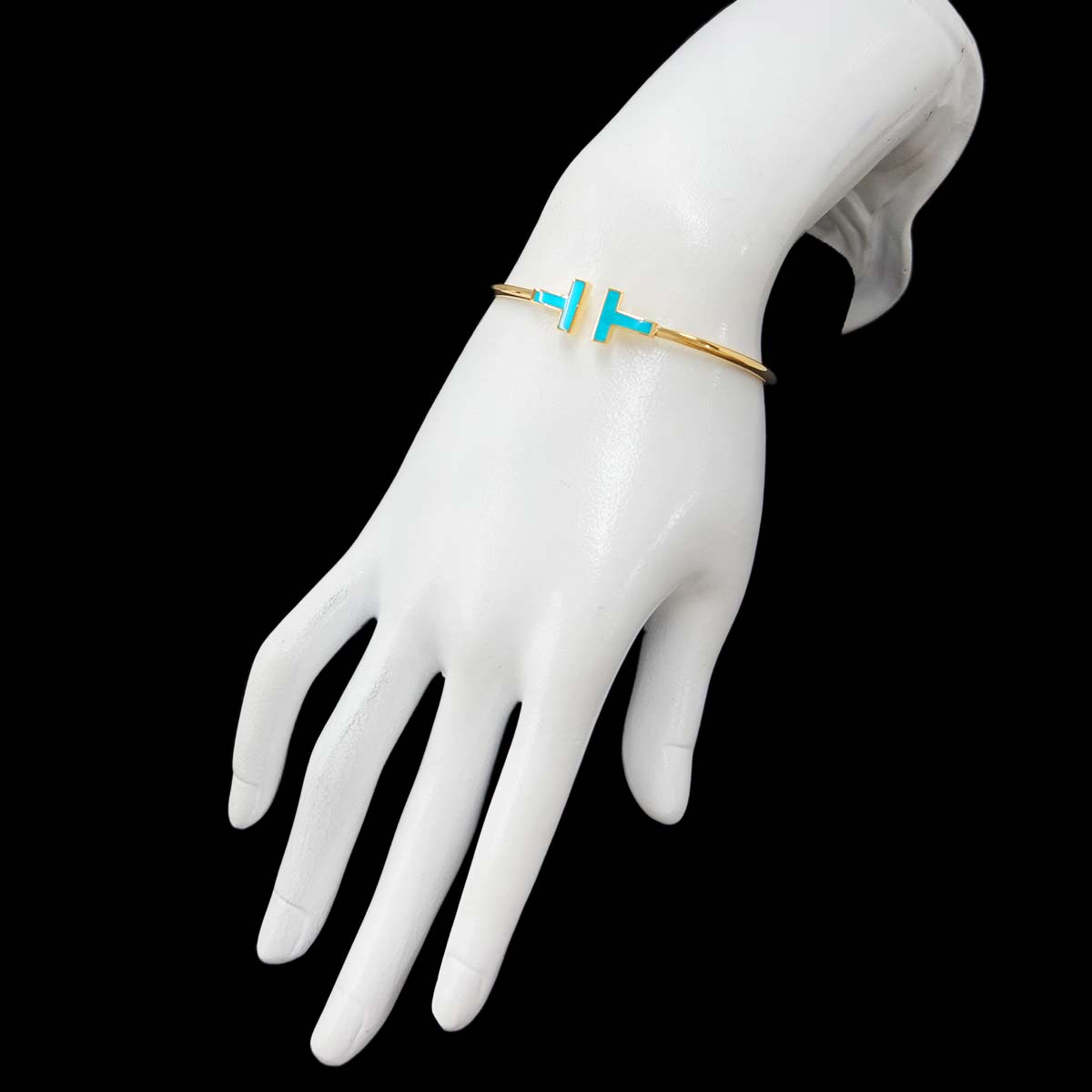 TWire Turquoise Bracelet 18K YG 750
