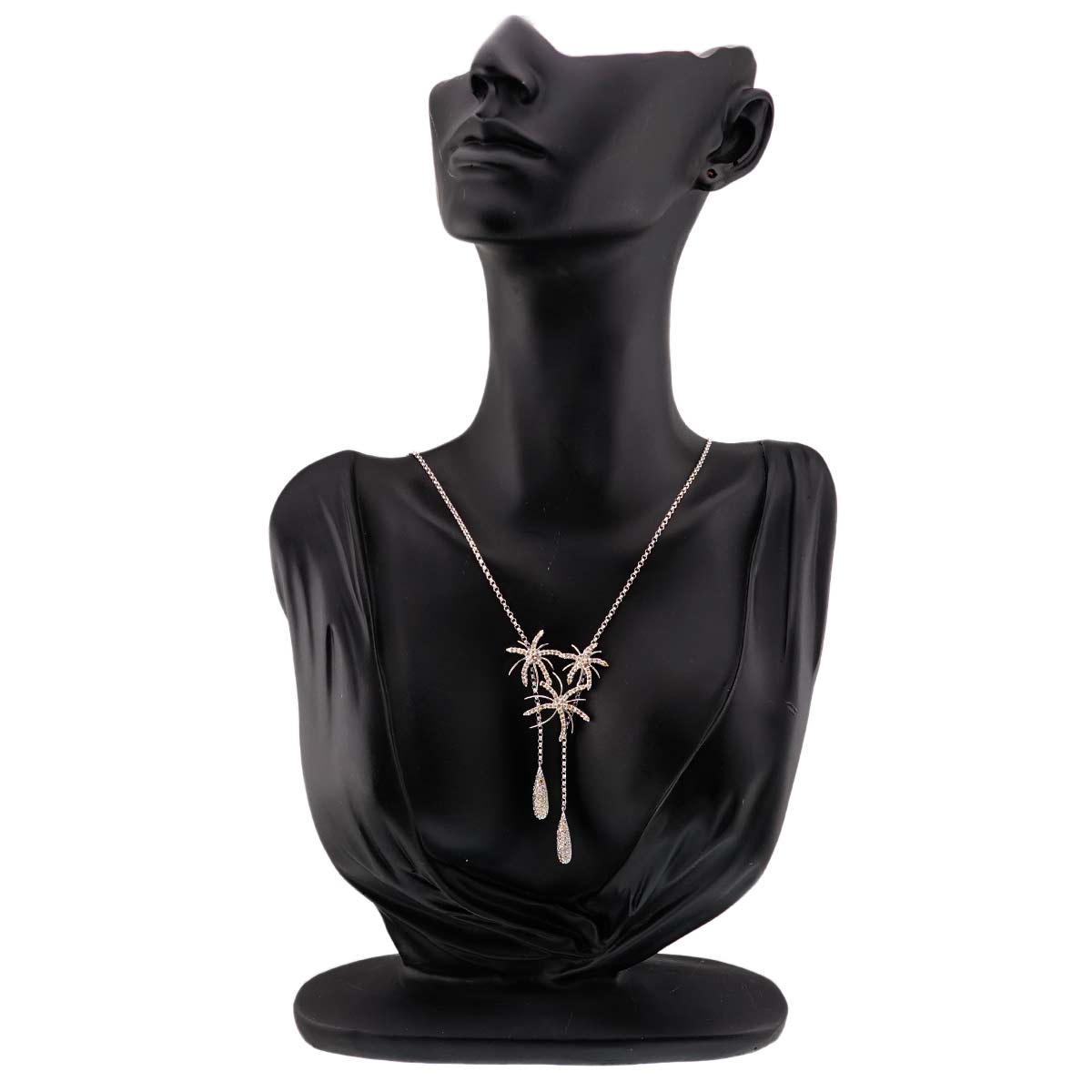 Diamond 1.50ct Necklace 18K WG White Gold 750