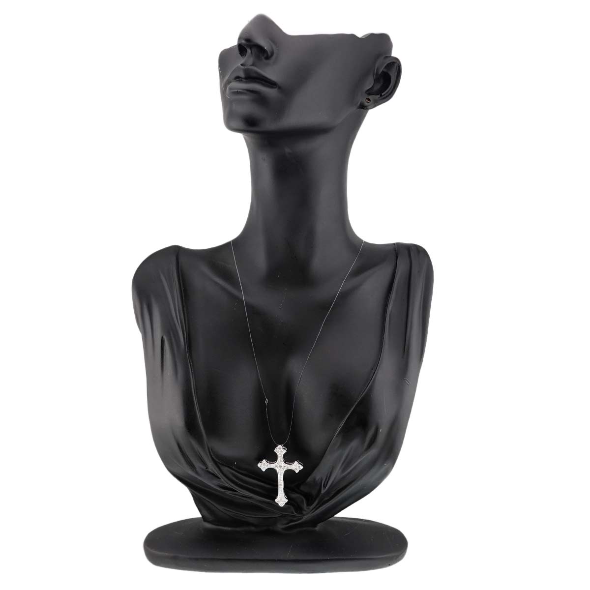 Diamond 1.00ct Pendant Top 18K K18 WG White Gold 750