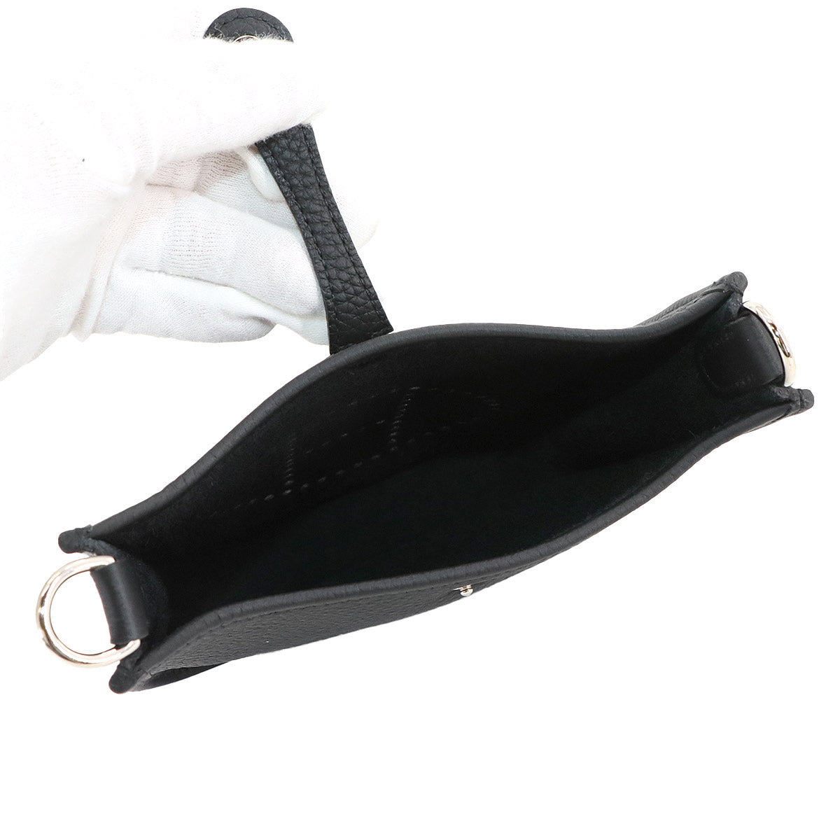 Evelyne Amazone TPM Shoulder Bag Taurillon Clemence Black