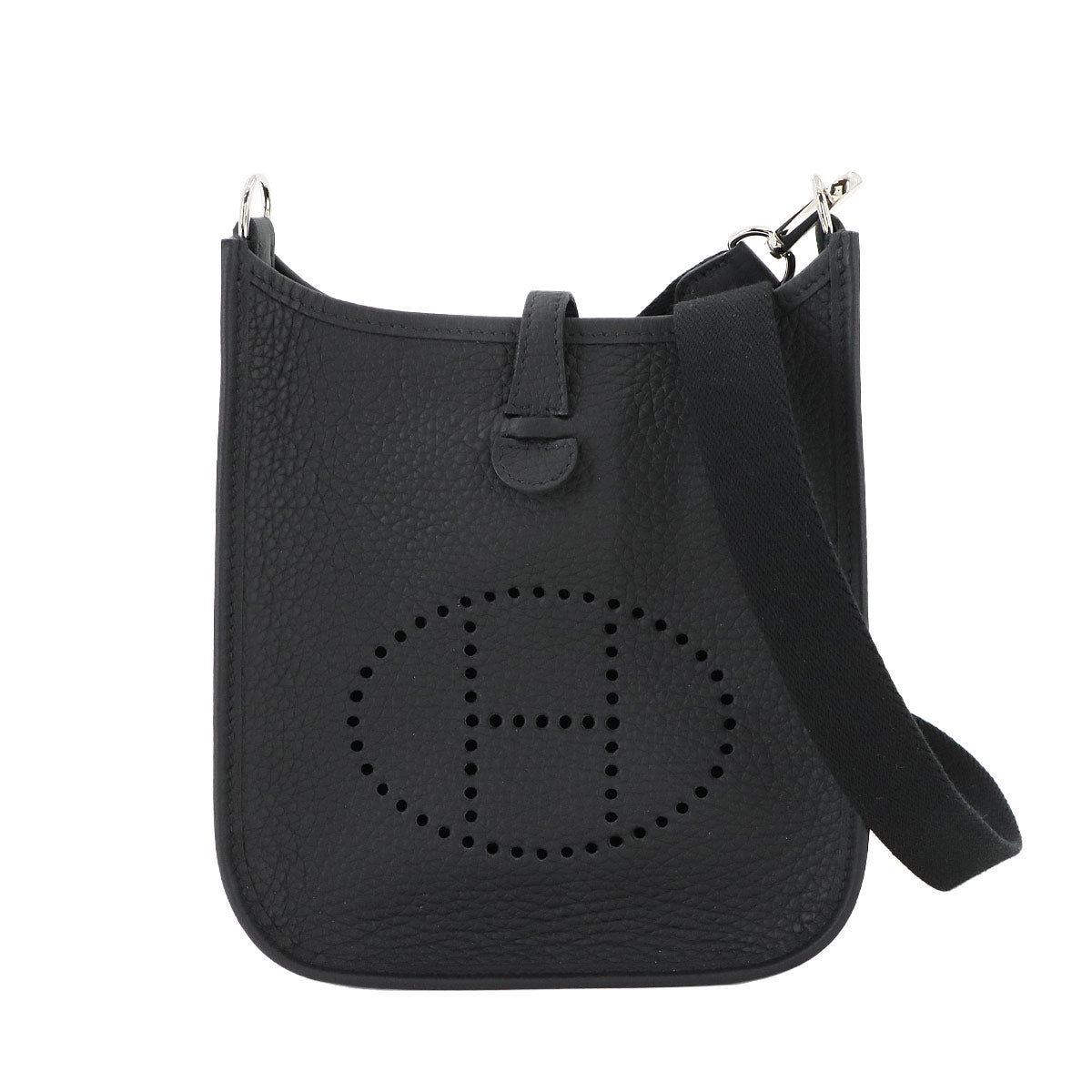 Evelyne Amazone TPM Shoulder Bag Taurillon Clemence Black