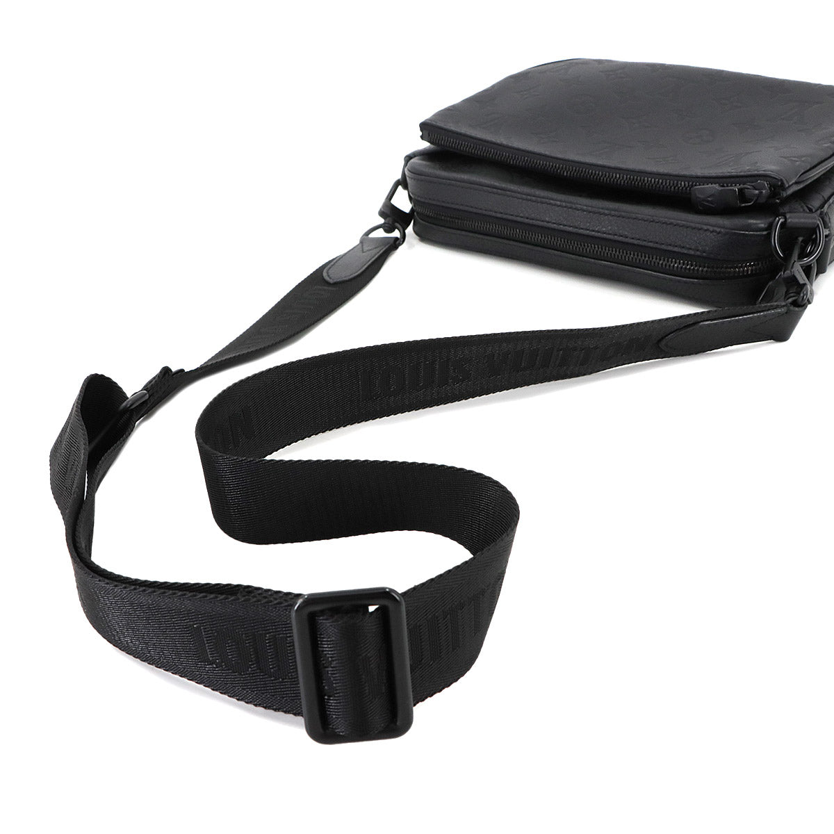 Monogram Shadow Trio Messenger Shoulder Bag Noir M44602