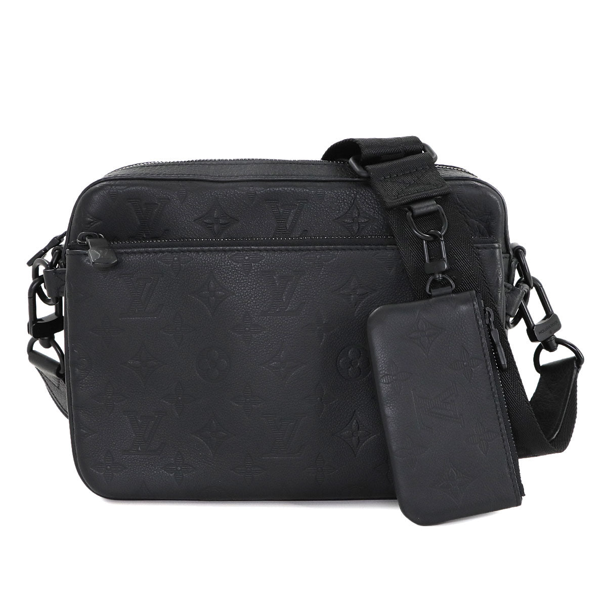 Monogram Shadow Trio Messenger Shoulder Bag Noir M44602