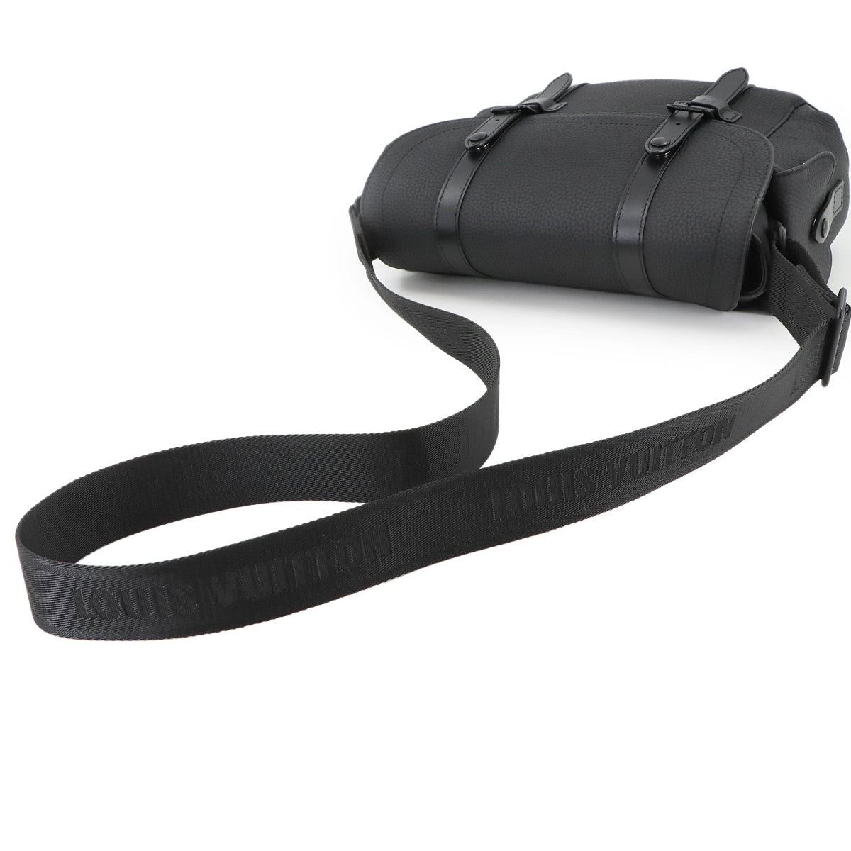 Christopher Messenger Shoulder Bag Leather Noir M58476