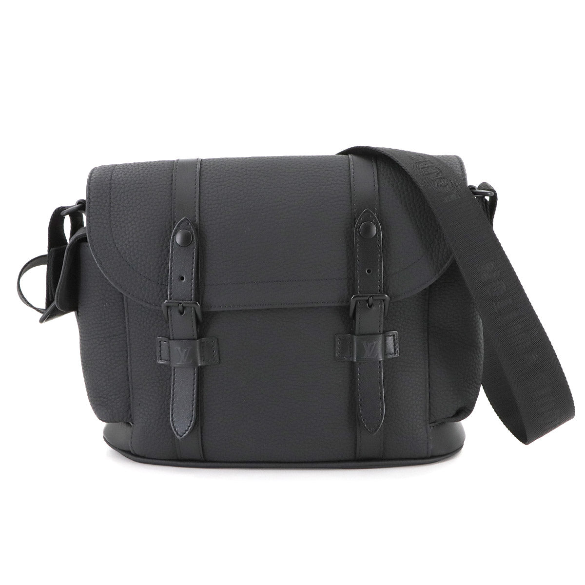 Christopher Messenger Shoulder Bag Leather Noir M58476