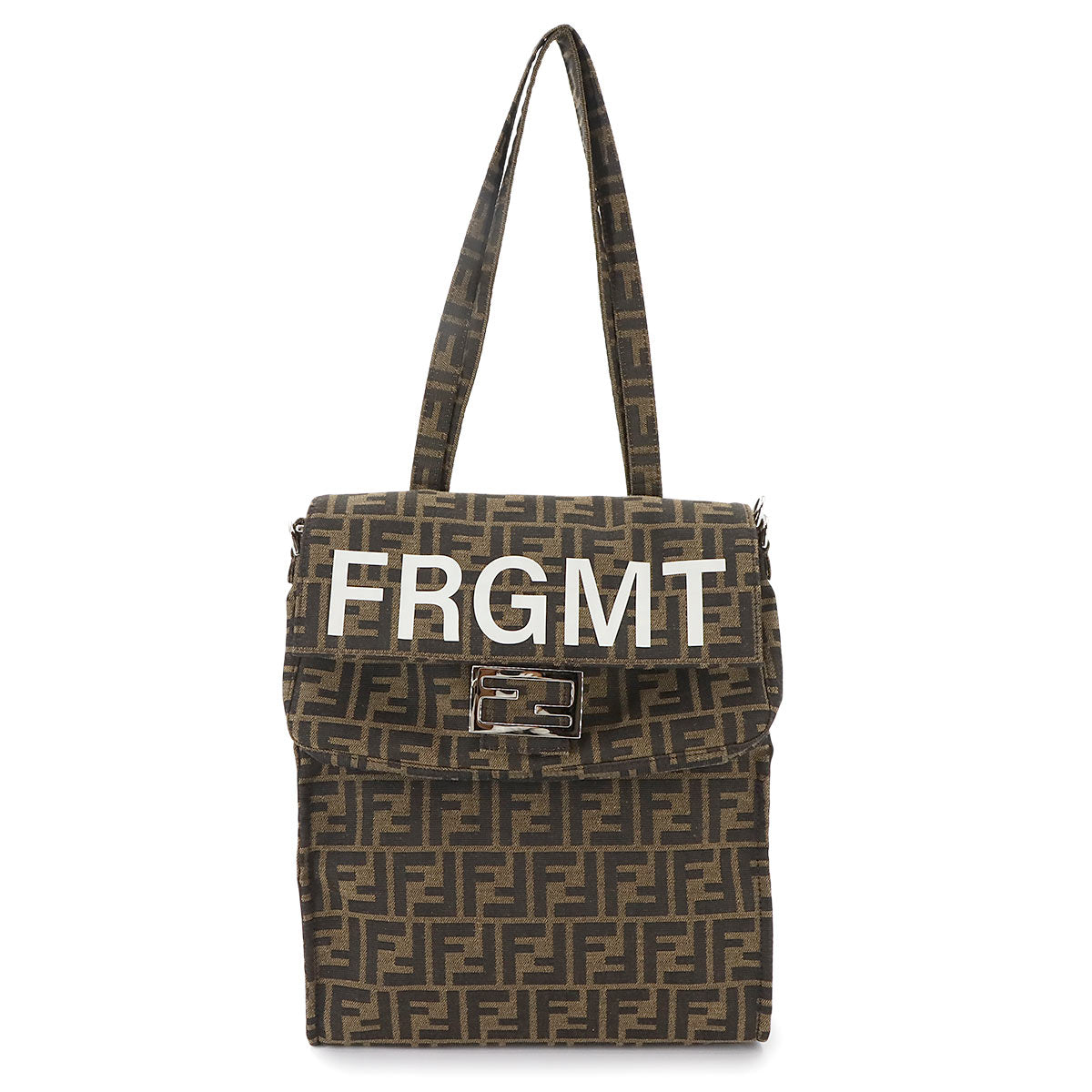 Fragment Zucca Baguette Foldable 2way Tote Bag Canvas 8BH418