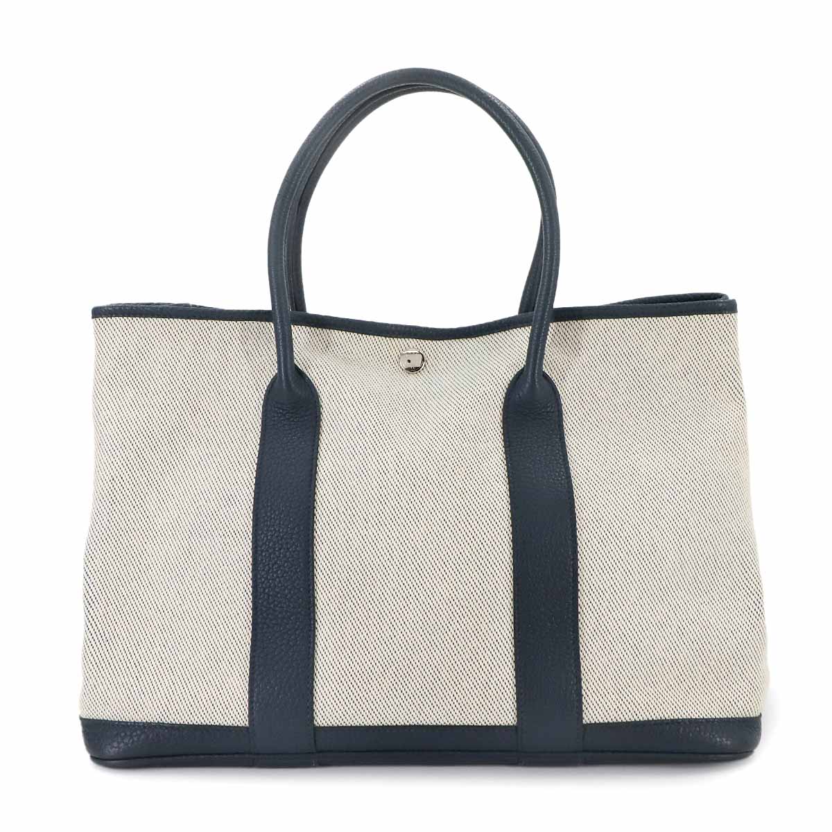Garden Party PM Tote Bag Twill H Vache Country Ecru
