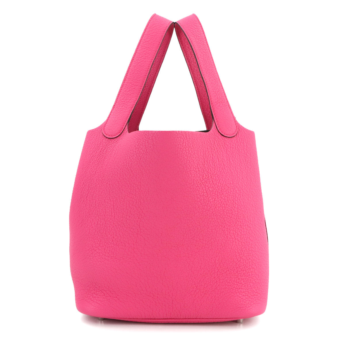 Picotin Lock MM Hand Bag Taurillon Maurice Rose Shocking Purse