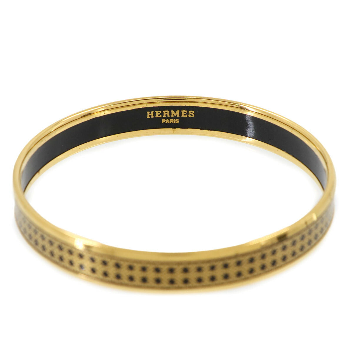 Email PM Bangle Bracelet Gold Black Accessory