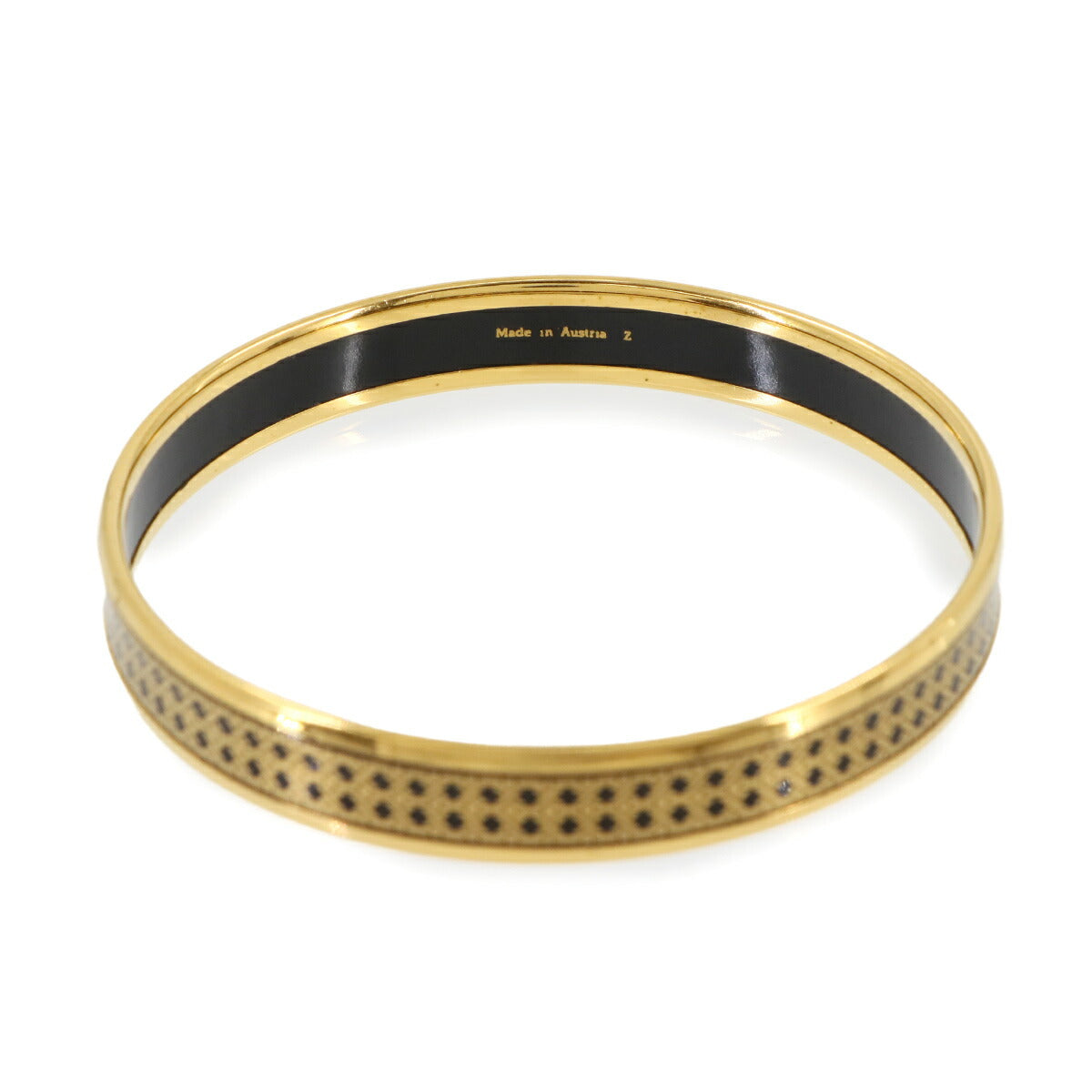 Email PM Bangle Bracelet Gold Black Accessory