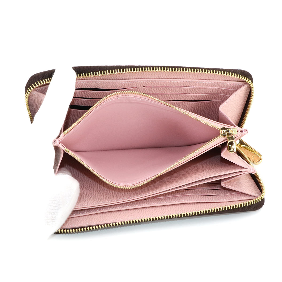 Monogram Zippy Wallet Brown Rose Ballerine M41894