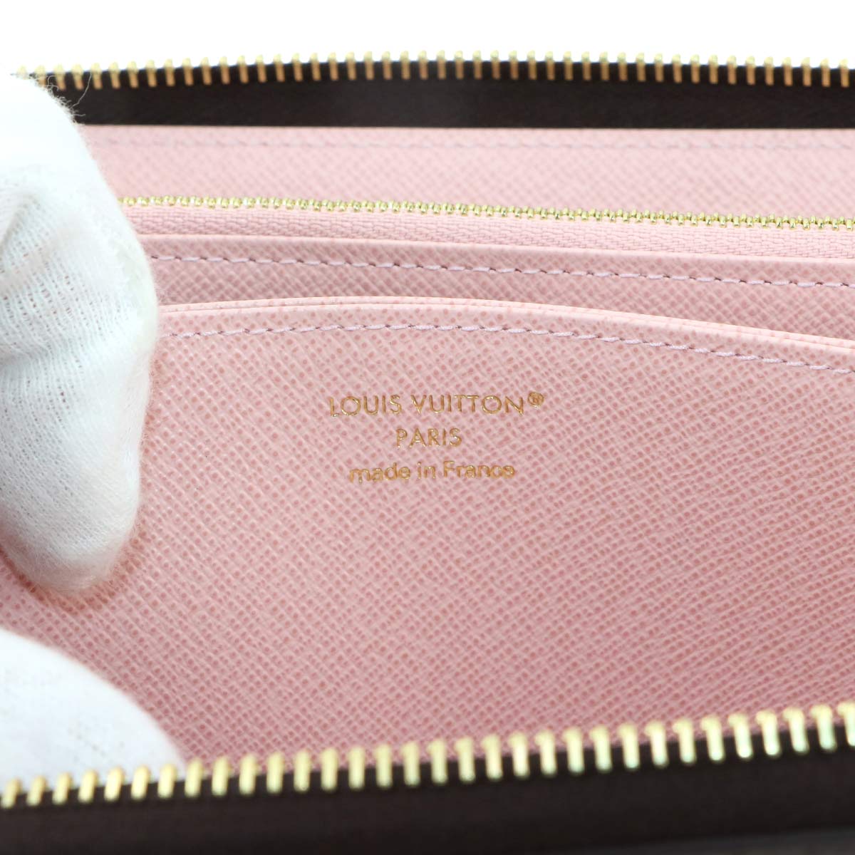 Monogram Zippy Wallet Brown Rose Ballerine M41894