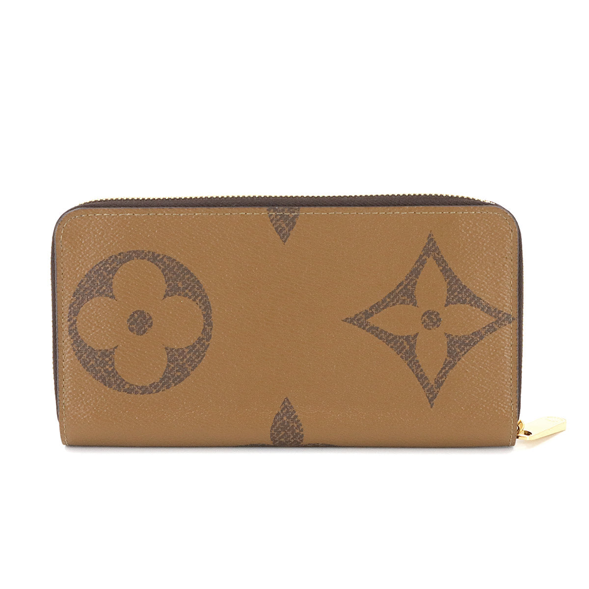 Giant Monogram Reverse Zippy Wallet Brown M69353 Purse