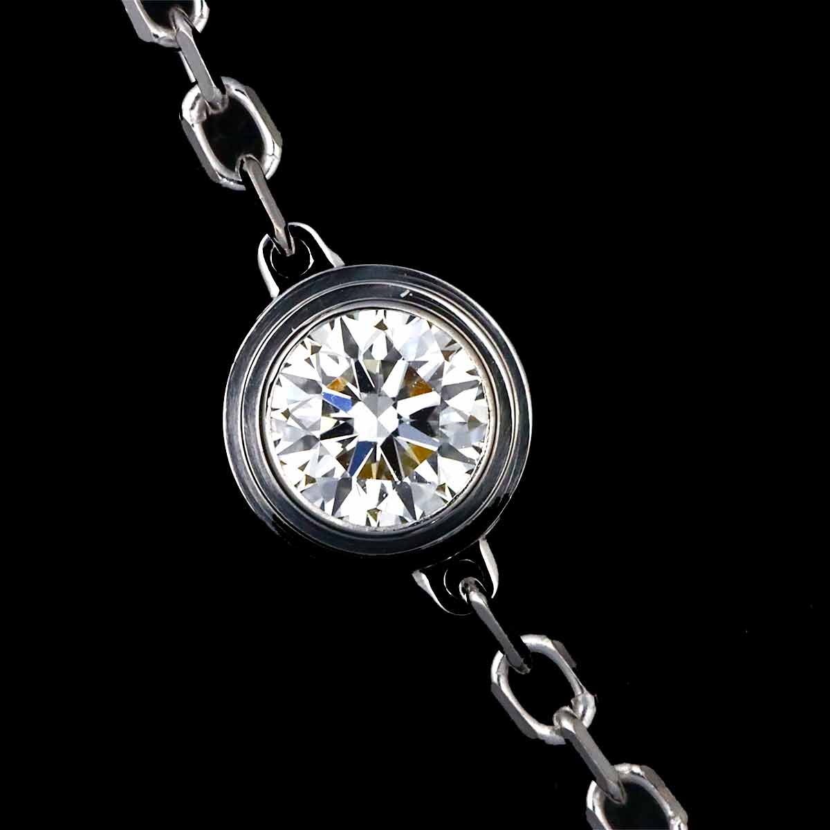 d Amour Diamond 3P Bracelet 18K White Gold 750