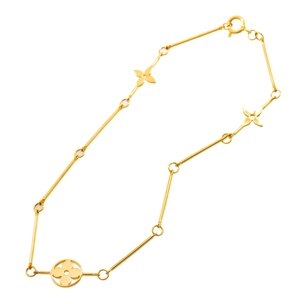Cheville Anklet Bracelet 18K Yellow Gold 750