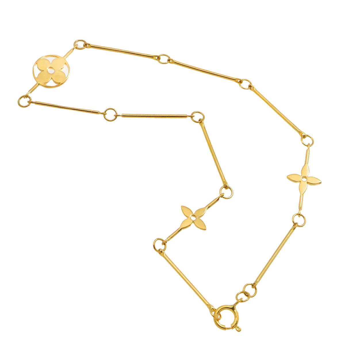 Cheville Anklet Bracelet 18K Yellow Gold 750