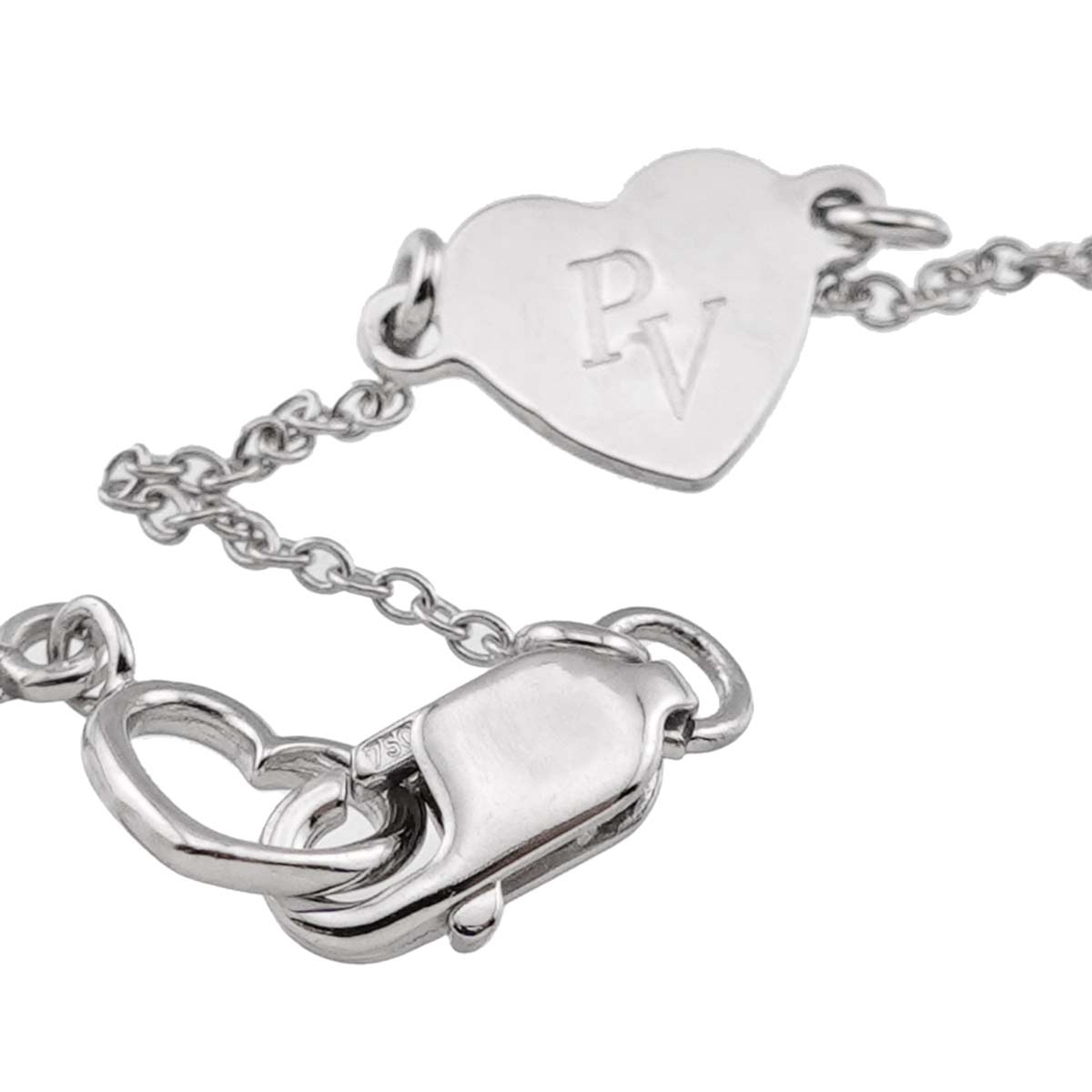 Cross motif Diamond 0.40ct Necklace 18K White Gold 750