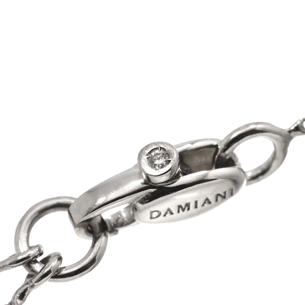 Belle Epoque Diamond Cross Necklace Mini 18K WG 750