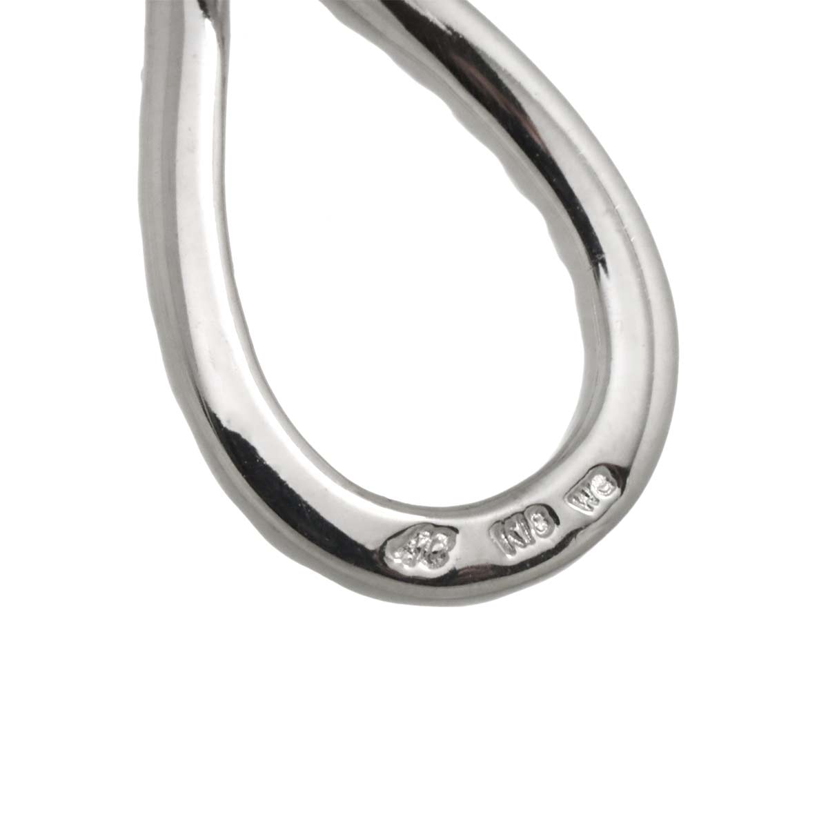 Diamond Necklace 18K White Gold 750