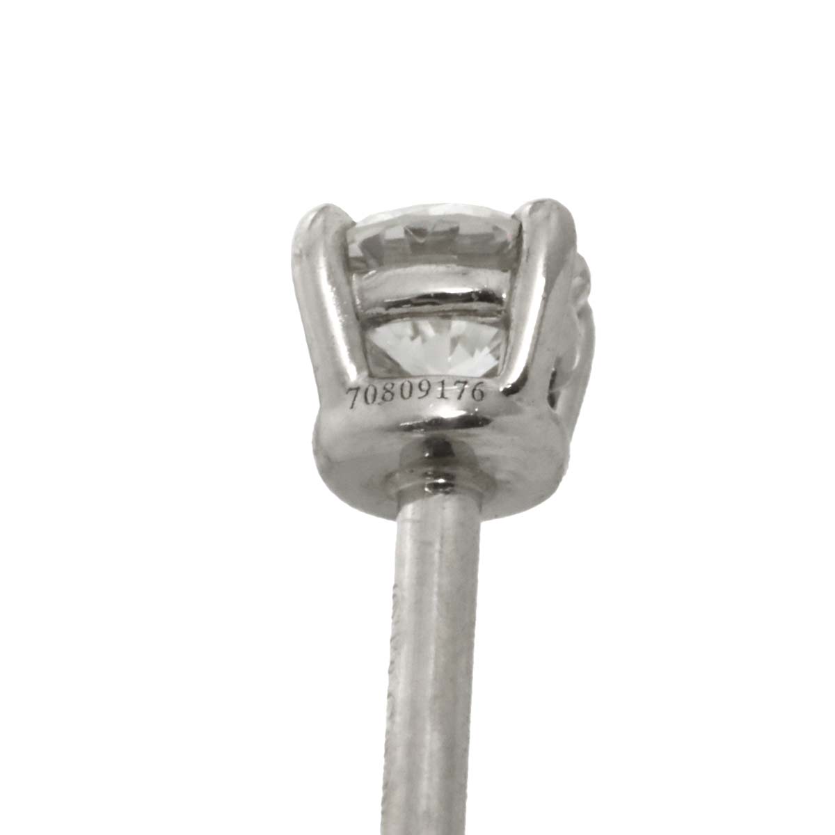 Diamond 0.18ctx2 I/VVS1/3EX Earrings Pierced Pt