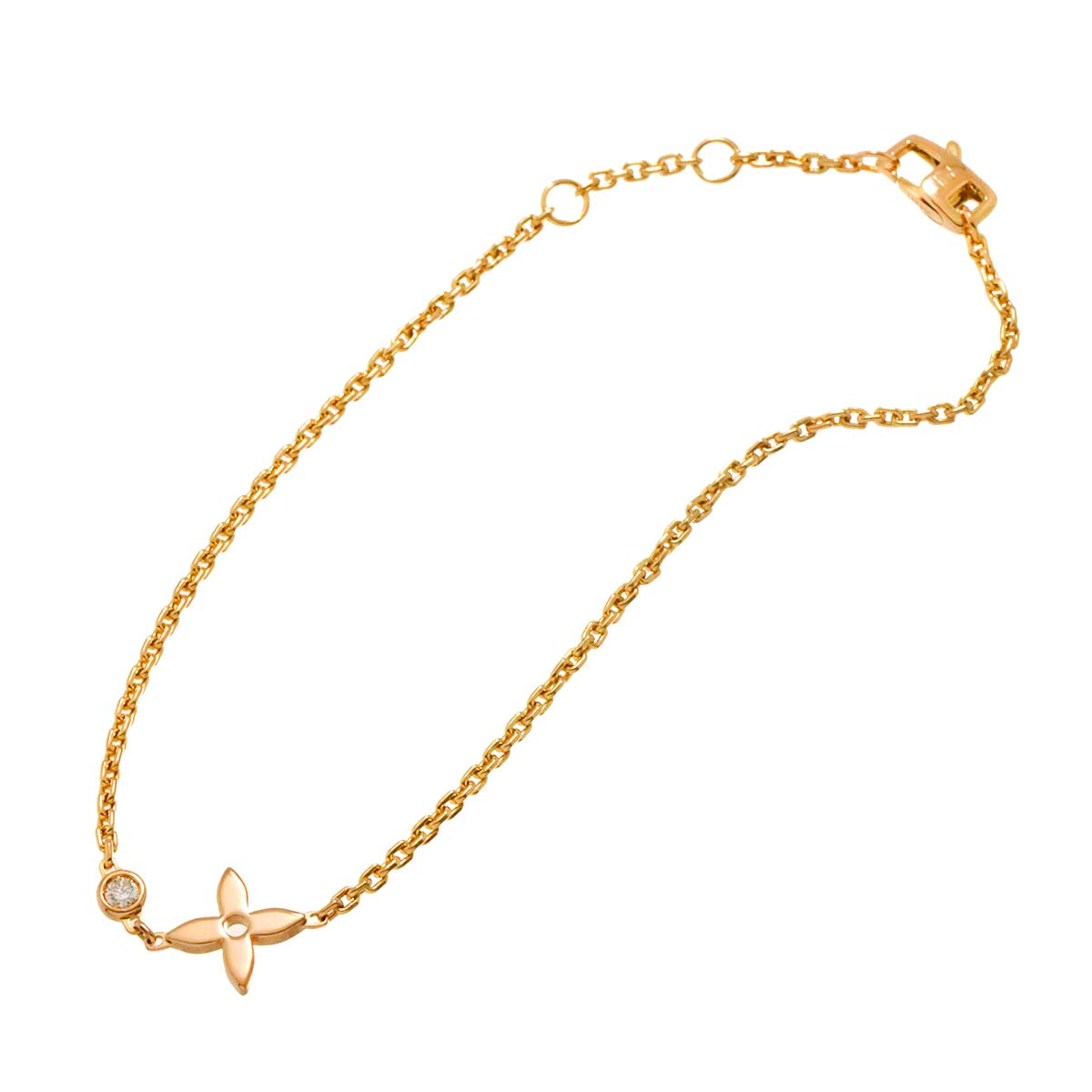 Monogram Idylle Diamond Bracelet 18K PG 750