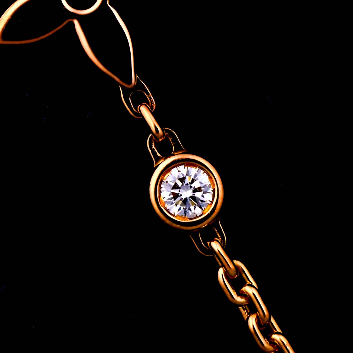 Monogram Idylle Diamond Bracelet 18K PG 750