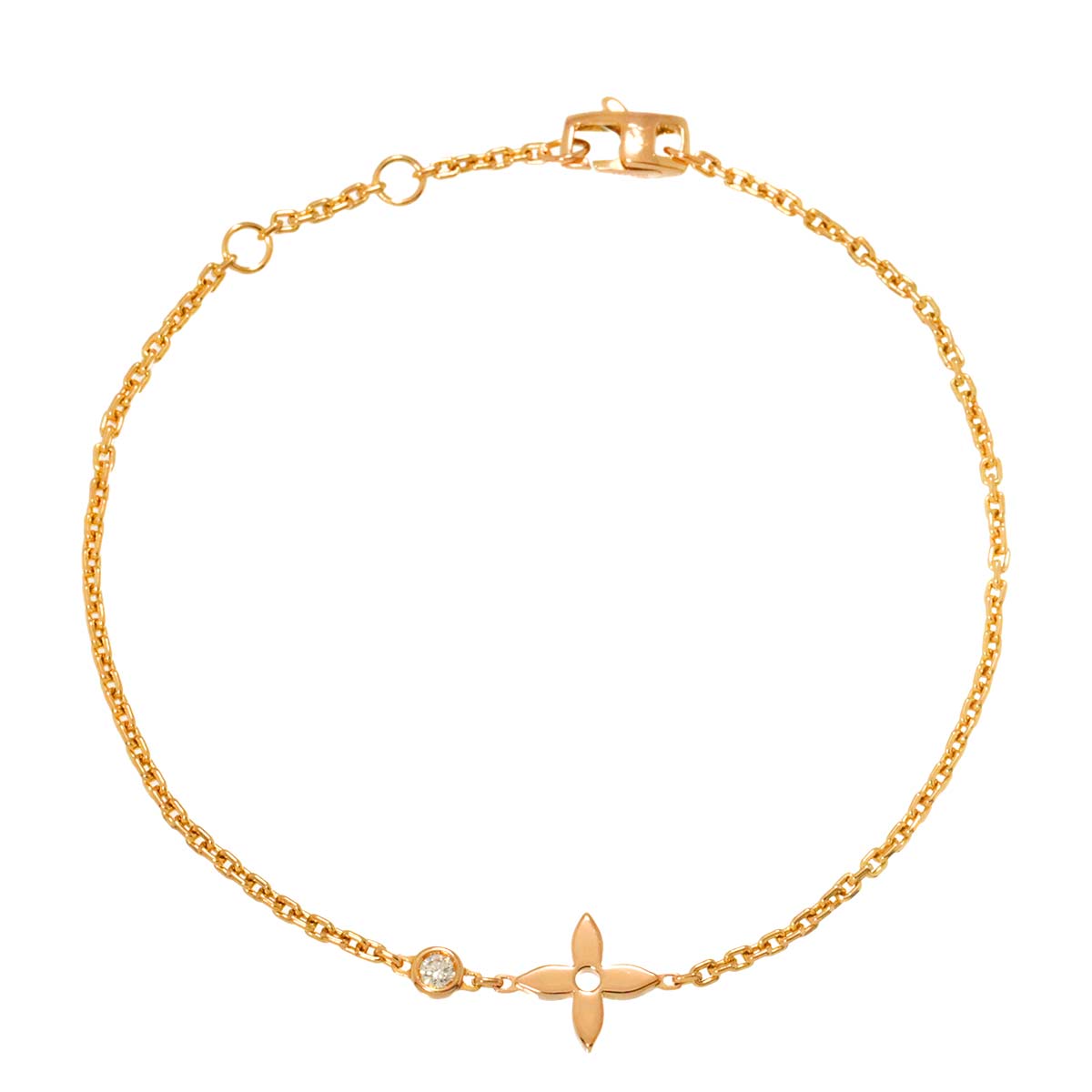 Monogram Idylle Diamond Bracelet 18K PG 750