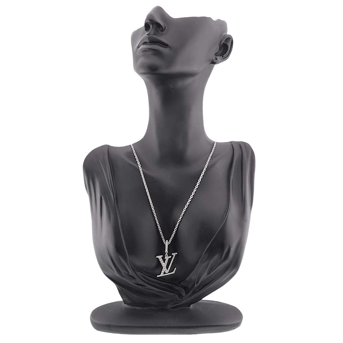 Pendentif LV Diamond Necklace 18K WG 750