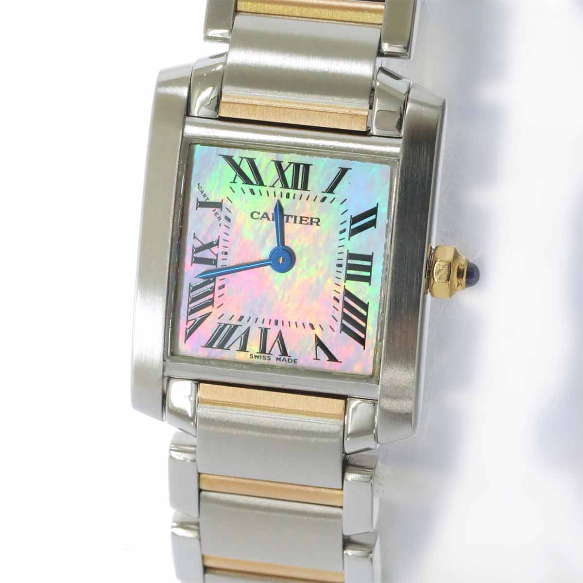 Tank Francaise SM W51027Q4 750 PG Quartz Pink Shell Dial