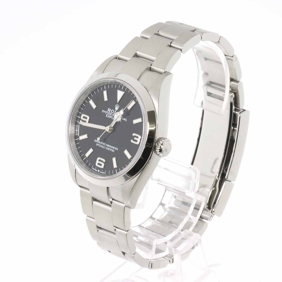 Explorer 1 124270 Serial Random Automatic Black Dial Mens Watch