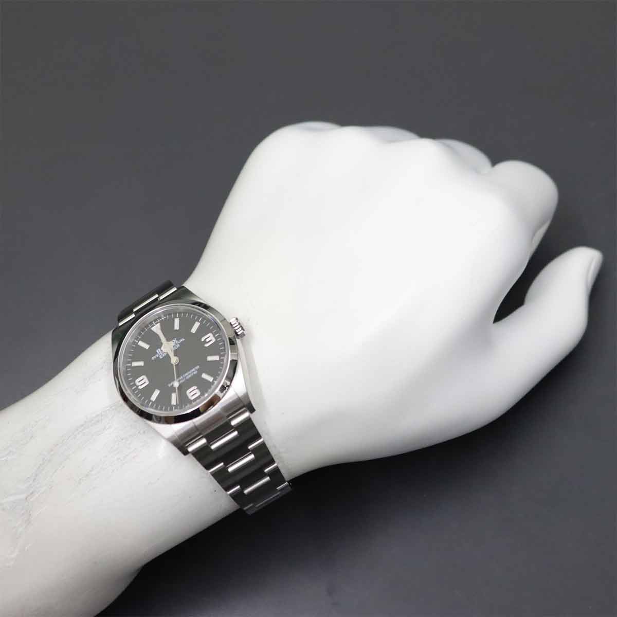 Explorer 1 124270 Serial Random Automatic Black Dial Mens Watch