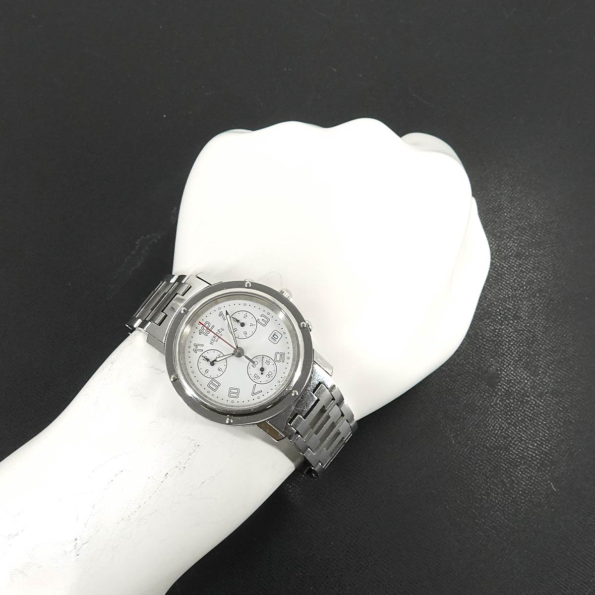 Clipper Chronograph CL1.910 Date White Dial Mens Watch