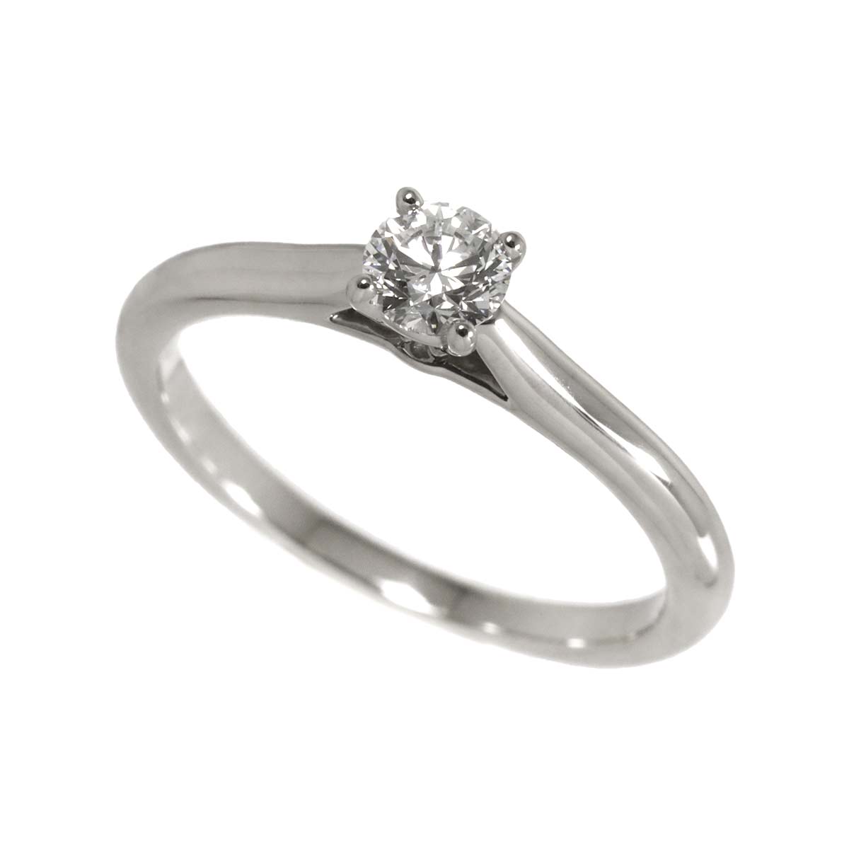 Diamond 0.36ct D/VS1/3EX Ring Platinum size55 7.25(US)