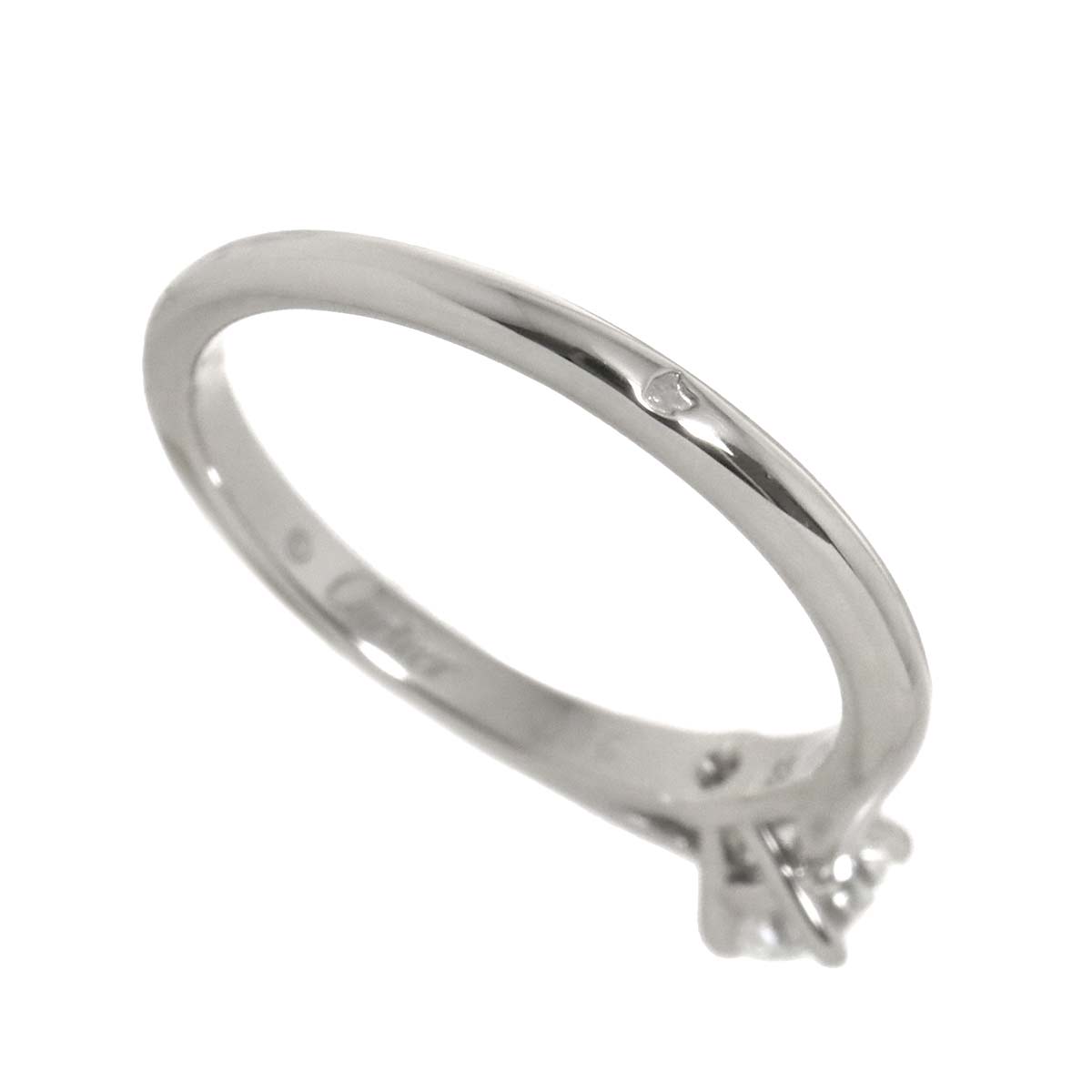 Diamond 0.36ct D/VS1/3EX Ring Platinum size55 7.25(US)