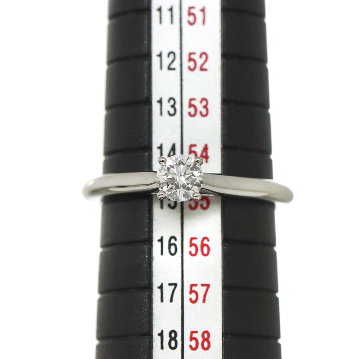 Diamond 0.36ct D/VS1/3EX Ring Platinum size55 7.25(US)