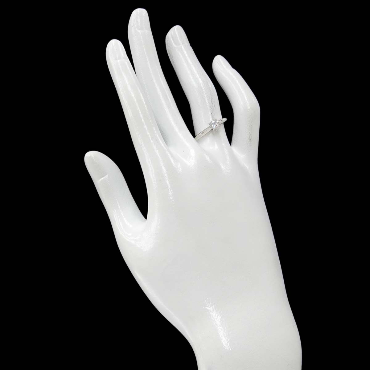 Diamond 0.36ct D/VS1/3EX Ring Platinum size55 7.25(US)