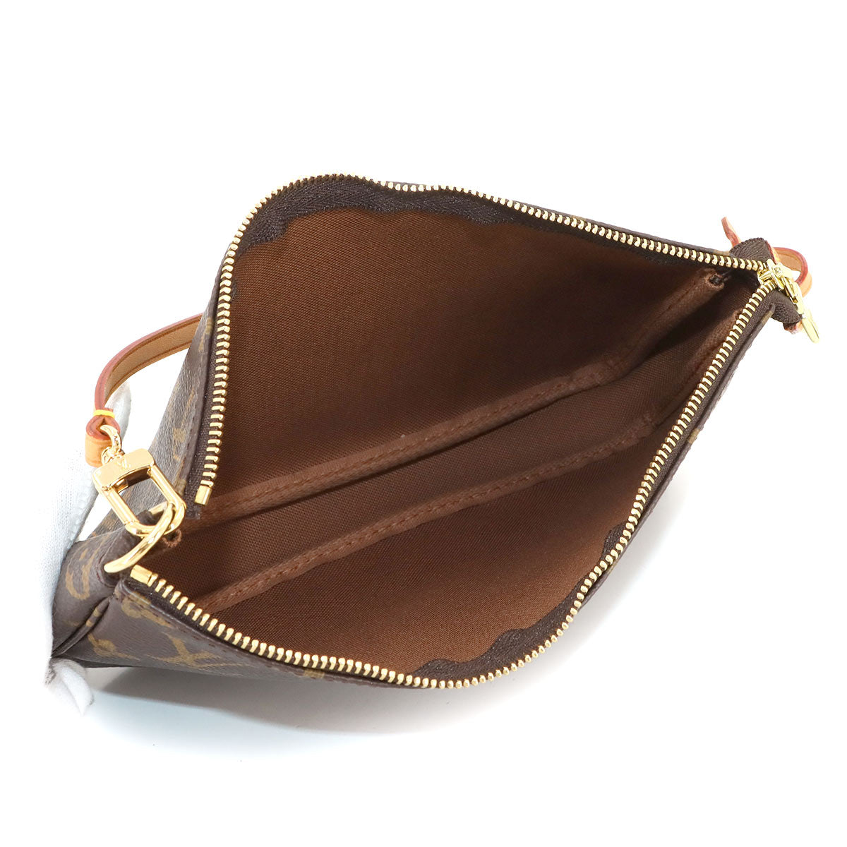 Monogram Pochette Accessoires Hand Bag Pouch Brown M51980